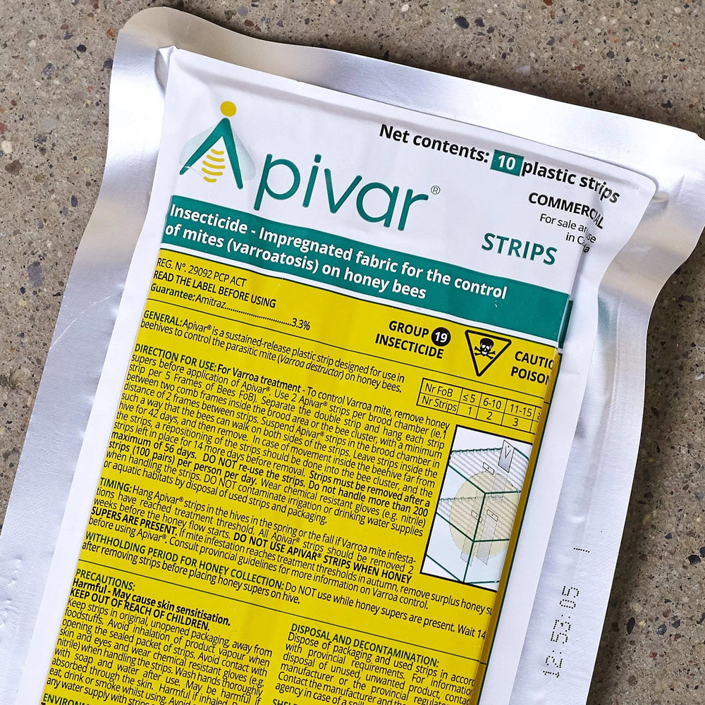 Apivar Mite Treatment NEW SIZES Worker And Hive Bee Supply apivar-mite-treatment-new-sizes-worker-and-hive-bee-supply