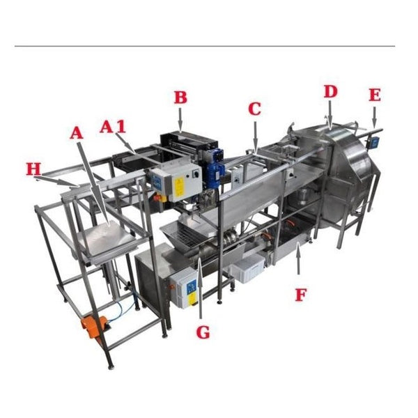 Extraction Line Panel Lyson Automatic Honey Extracting Line - Premium Line – Worker and Hive ...