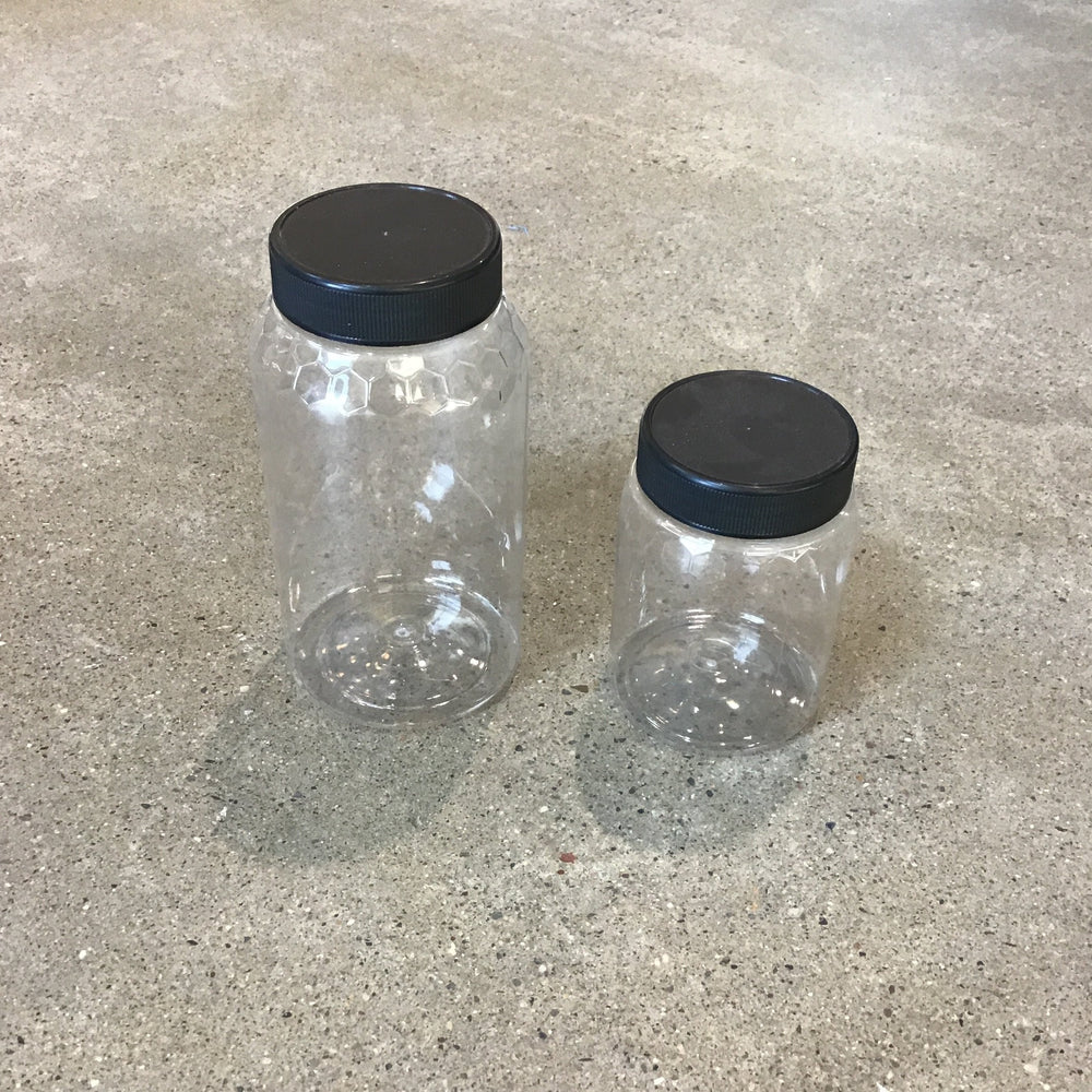 Honeycomb Embossed Plastic Jar (discontinued)